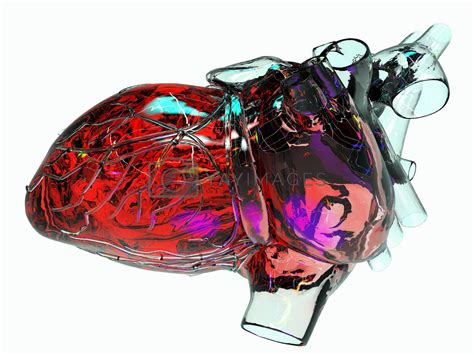 Model Of Artificial Human Heart By Andromeda13 Vectors And Illustrations