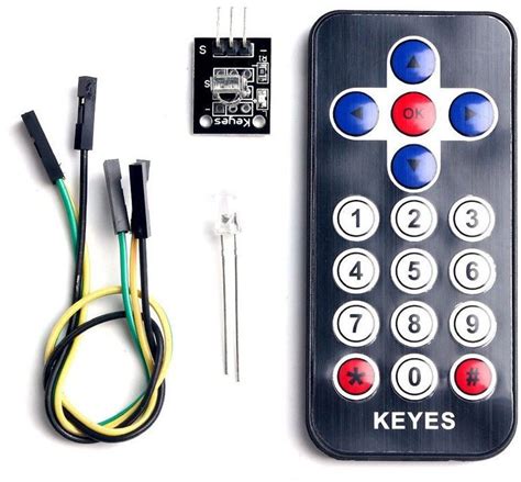 Infrared Ir Remote Control Sensor Module Kit Blue Pcb Electronics
