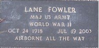 Maj Lane Fowler (1918-2003) - Find A Grave Memorial