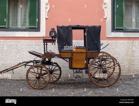 An Antique Horse Drawn Carriage Stock Photo Alamy