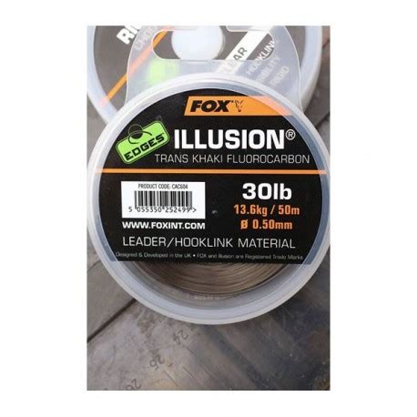 FOX Edges Illusion Trans Khaki Fluorocarbon M Lbs
