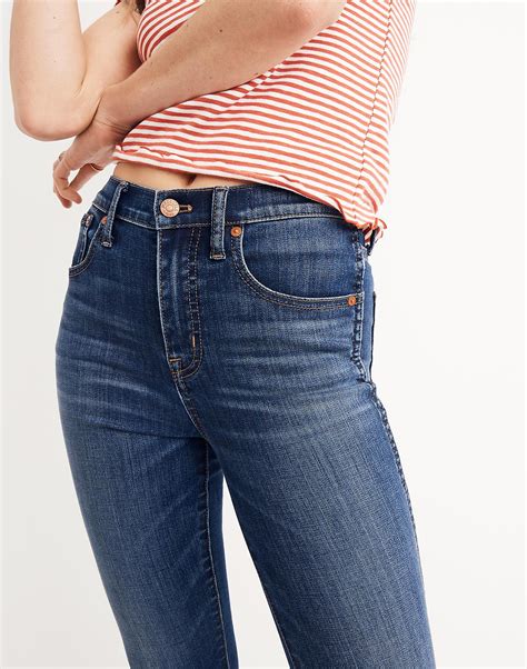 Madewell Taller 10 High Rise Skinny Jeans In Danny Wash Denim