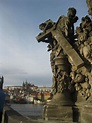 Charles Bridge Prague | Charles bridge, Statue of liberty, Prague