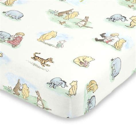 Our supremely soft reversible quilt, fitted crib sheet, and crib skirt provide lasting comfort and style for your little one. Disney Winnie the Pooh Classic Storybook Nursery 6 Piece ...
