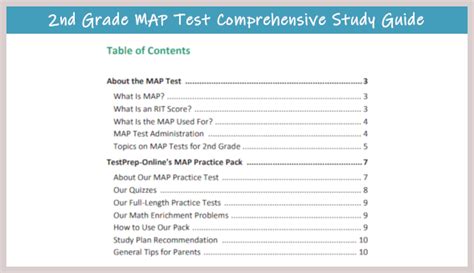 Free Map Test Practice For 2nd Grade Testprep Online