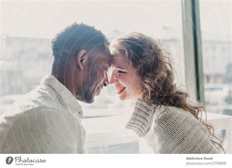 Couple In Sweaters Bonding A Royalty Free Stock Photo From Photocase