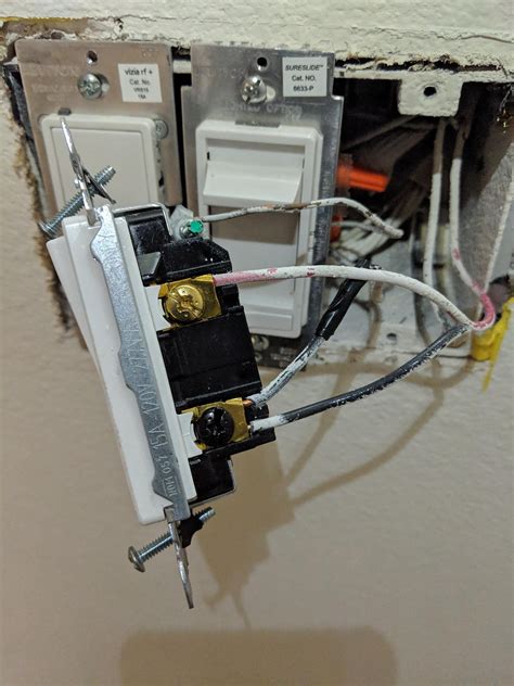 Allowed by code? Mechanical 3-way switch with two wires under a plate ...