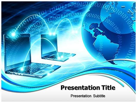 Global Computer Network Powerpoint Templates Powerpoint Presentation