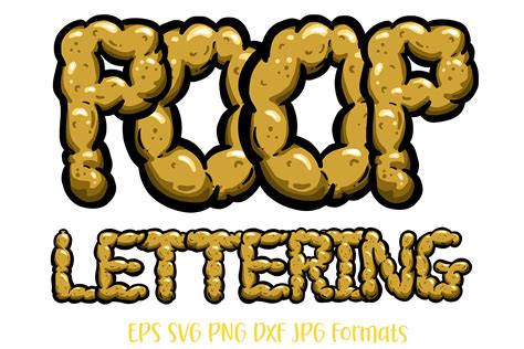 Poo Poop Dookie Turd Dump Font Lettering Grafik Von Squeebcreative
