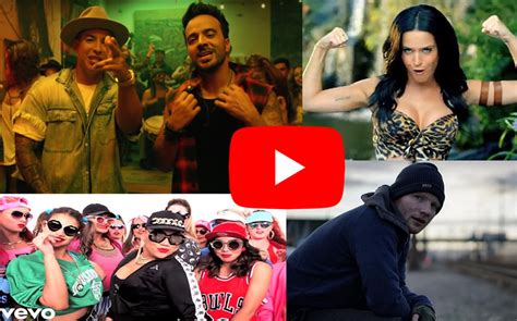 Youtube da a conocer los 10 videos musicales más vistos de la década