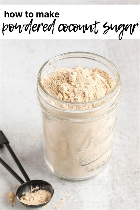 How To Make Powdered Coconut Sugar Clean Plate Mama