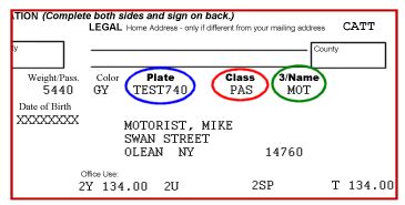 If you want to find out the address then the process is the same as above, you will i was trying to find the new owner of my old car. Sample Registration Documents | New York State Department ...