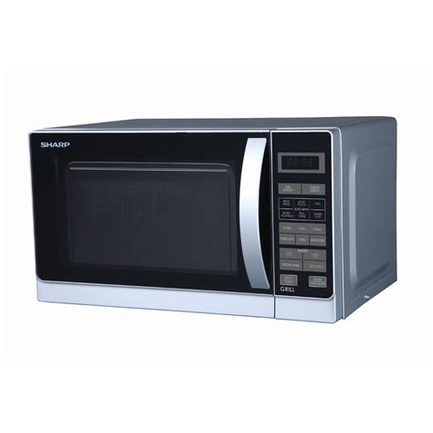 Sharp R60a0s Microwave Oven And Grill Silver Briscoes Nz