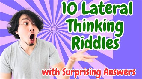 10 Lateral Thinking Riddles With Surprising Answers Test Your Wits