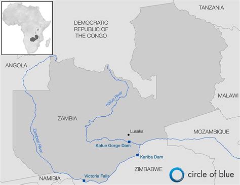 The longest river flowing through the continent of africa is the nile river. Zambia Electricity Shortage Highlights Africa's Hydropower Shortfalls - Circle of Blue