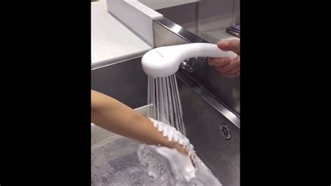 Japanese Shower Head That Covers You In Soap Foam YouTube