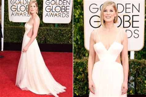 Cut It Out Rosamund Pike Wows In Risqué Gown Page Six