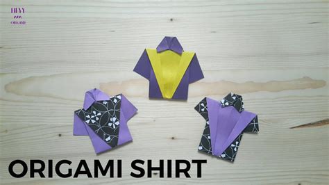 Origami Shirt Tutorial Youtube