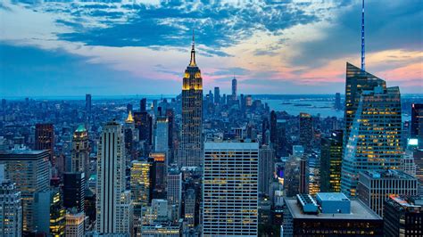Hd Wallpaper City Aerial View Metropolis New York