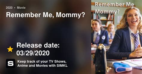 Remember Me Mommy 2020