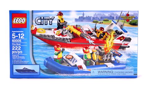 Fire Boat Lego Set 60005 1 Nisb Building Sets City Fire