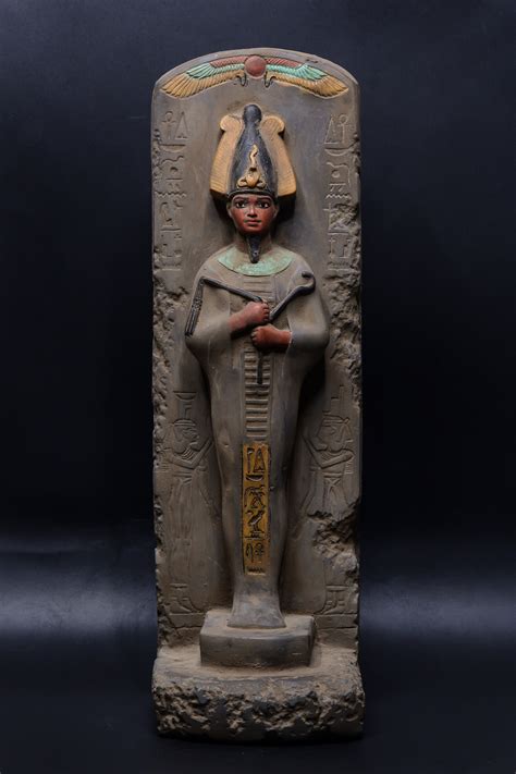 Unique Statue Osiris Large Sculpture God Of The Dead Big Heavy Etsy