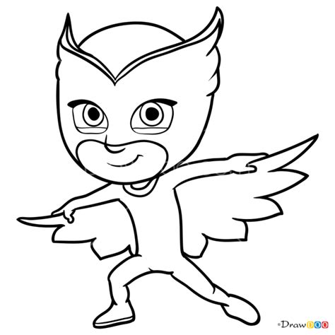 How To Draw Owlette Pj Masks