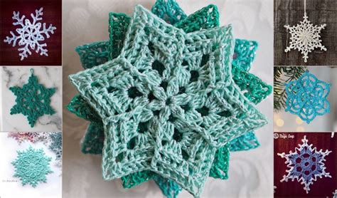 25 Free Snowflake Crochet Pattern Ideas Youll Love Christmas Crochet