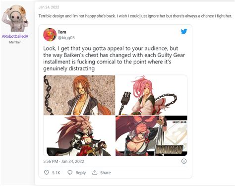 Arcsys Gives Baiken Her Biggest Chest Yet In Guilty Gear Strive After Previously Censoring I No