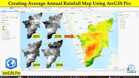 Creating Average Annual Rainfall Map Using Arcgis Pro Step By Step