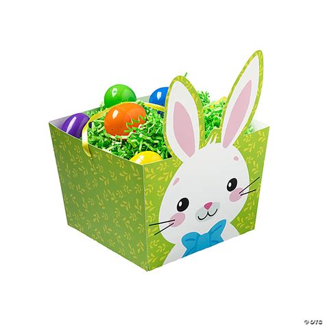 Easter Bunny Buckets 12 Pc Oriental Trading