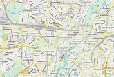 Theresienwiese Stadtplan mit Luftaufnahme und Hotels von München