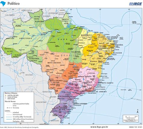 Mapa Do Brasil Por Regiao