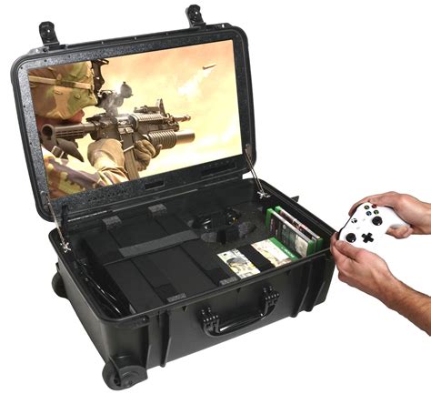 Xbox One Xs Portable Gaming Station With Built In Monitor And Speakers