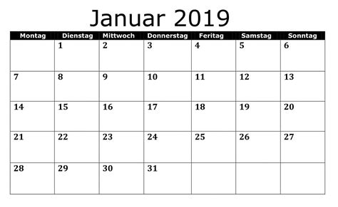 Kalender januar 2019 ms michel zbinden de. Kalender 2019 Januar | Words, Word search puzzle
