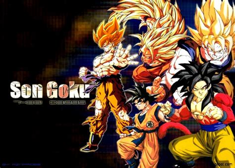 Dragon ball and saiyan saga : Dragon Ball Z Son Goku Evolution Wallpaper Hd 4474 - Dragon Ball Z Wallpapers Goku All Super ...