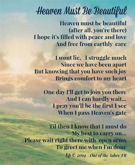 Heaven Must Be Beautiful Pass Away Quotes Grieving Quotes Heaven Quotes