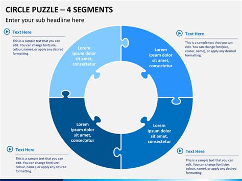 This free ppt template is also a good strategy powerpoint template for businesses since chess is considered one of the best strategy. Circle Puzzle PowerPoint Template | SketchBubble