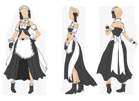 Maid Dress Adoptable Closed By Sonicjuice On Deviantart