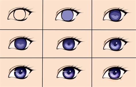 How To Draw Anime Eyes Step By Step Easy Julie Draw