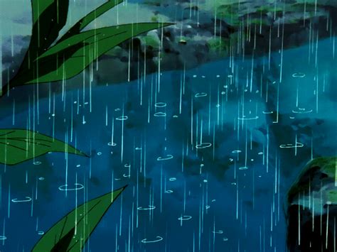 Anime Scenery Rain 