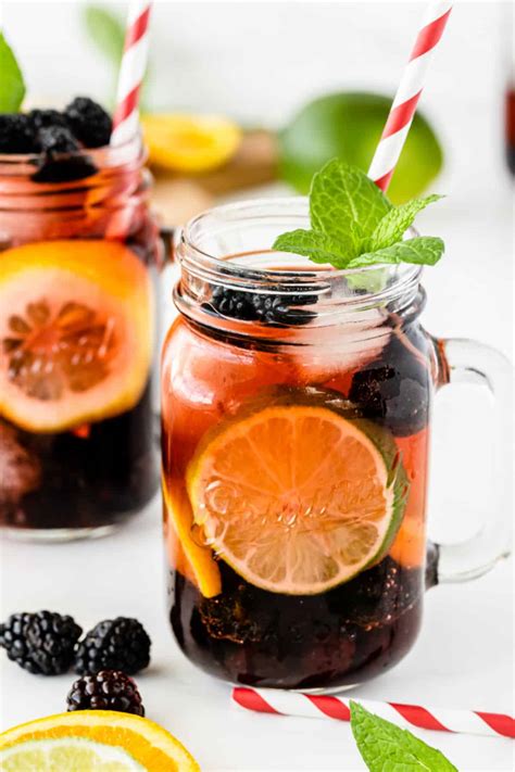 Easy Backyard Blackberry Sangria ⋆ Real Housemoms