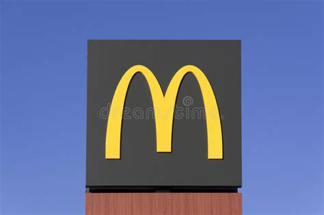 Mcdonald Restaurant Sign Editorial Stock Photo Image Of Advertising