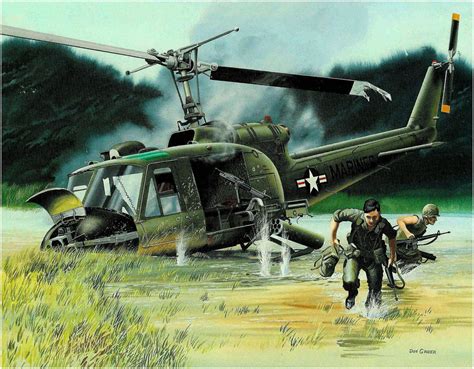 Bell Uh 1 Iroquois Of The Usmc In Vietnam Military Art Military