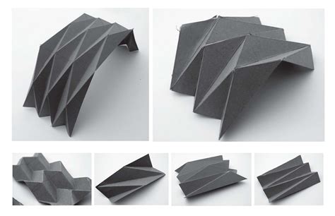 Fold Plate Origami Architecture Folding Architecture Paper Model