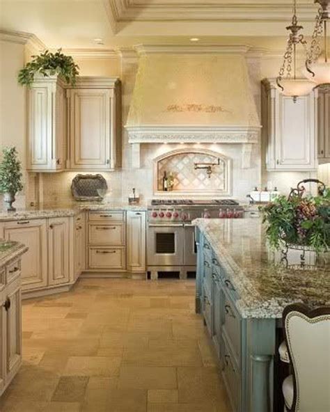 French country kitchens are cool, colorful and very fashionable. tuscan design jewellery box #Tuscandesign | French country ...