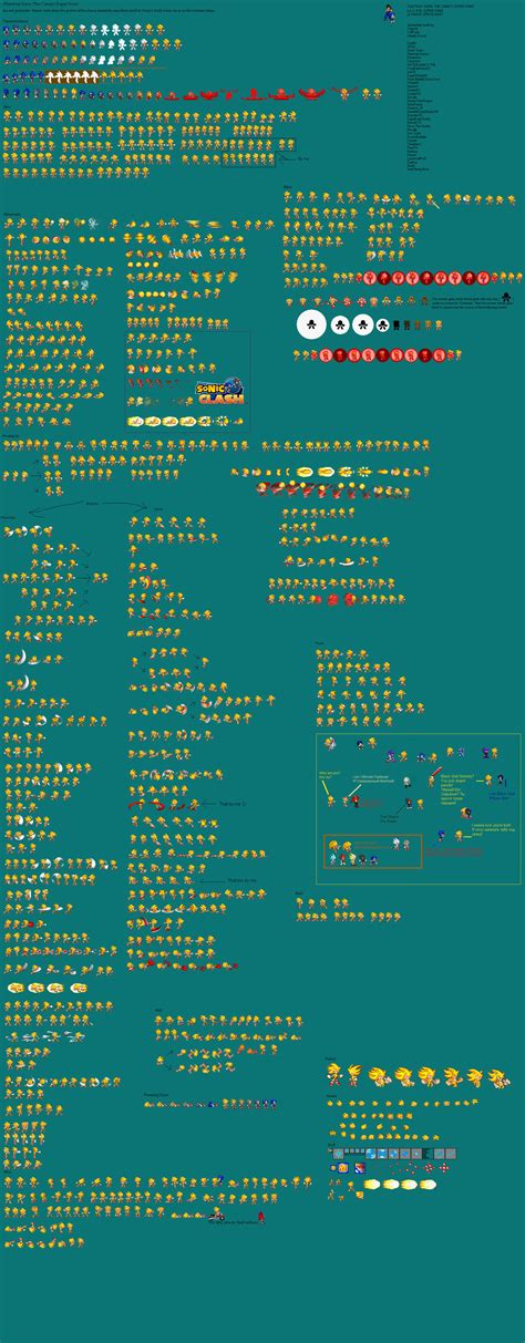 Evil Super Sonic Fleetway Sprite Sheet By Ivanwcbh On Deviantart