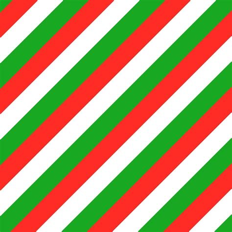 Red Green And White Diagonal Stripes Vector Seamless Pattern 12596973