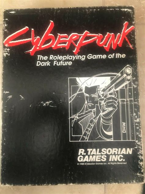 Cyberpunk Rpg R Talsorian The Original 1988 Game Of The Dark Future In Box 3788413819