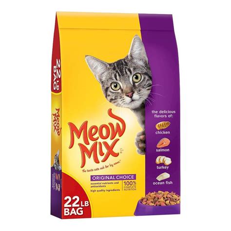 Meow mix® cat food is a healthy, nutritious diet for cats. Meow Mix Original Choice Dry Cat Food - 16lbs (With images ...
